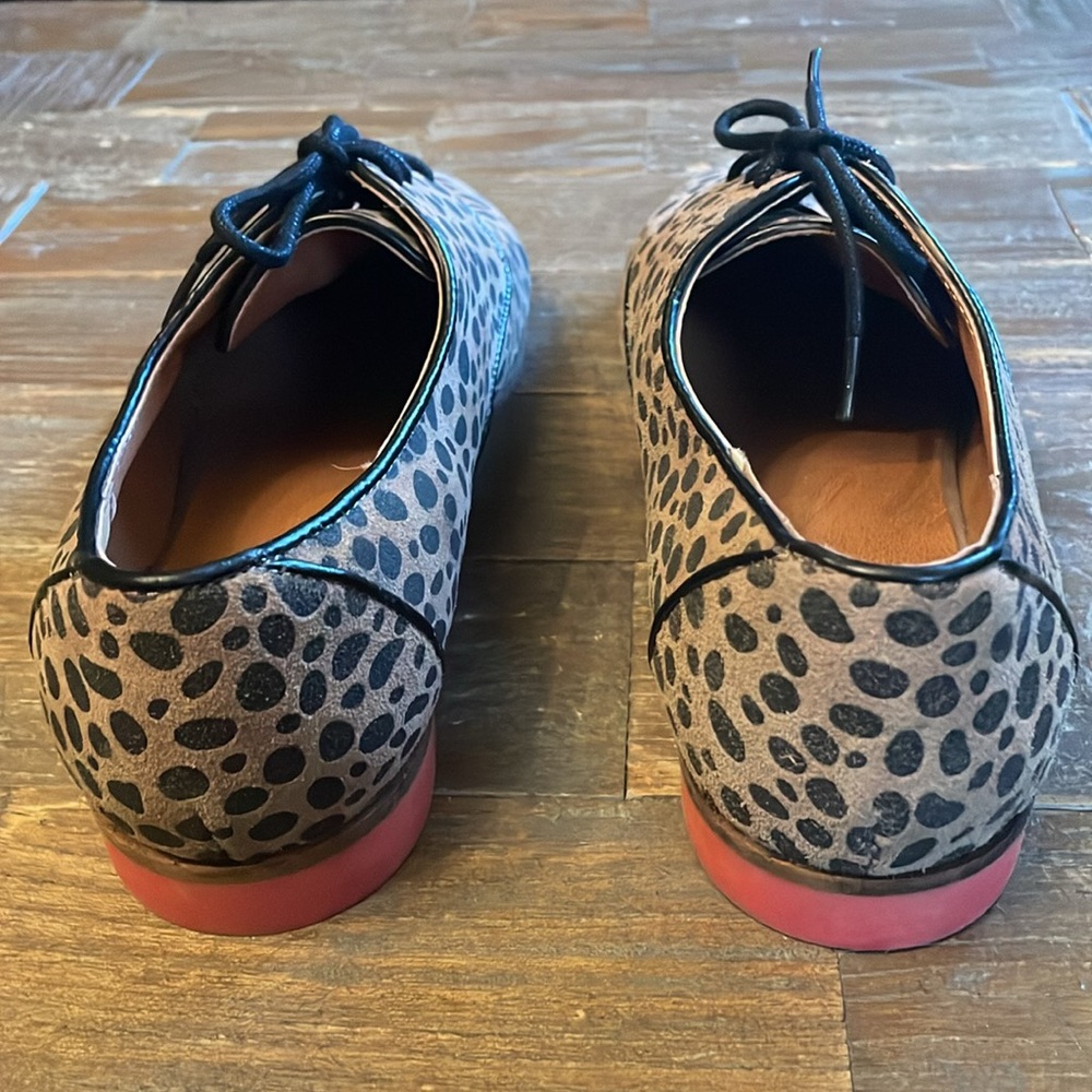 Dolce Vita Cheetah Print Suede Oxford Loafers🖤 - Picture 4 of 13